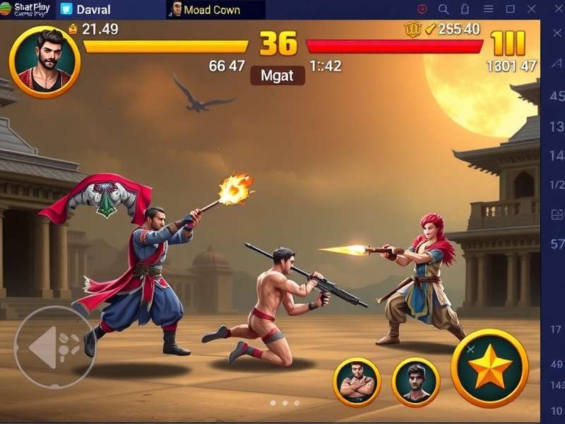 Combat Master Mobile Gameplay Screenshot