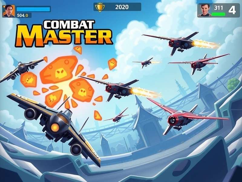 Diagram showing slide-cancel and bunny-hop paths on a Combat Master map