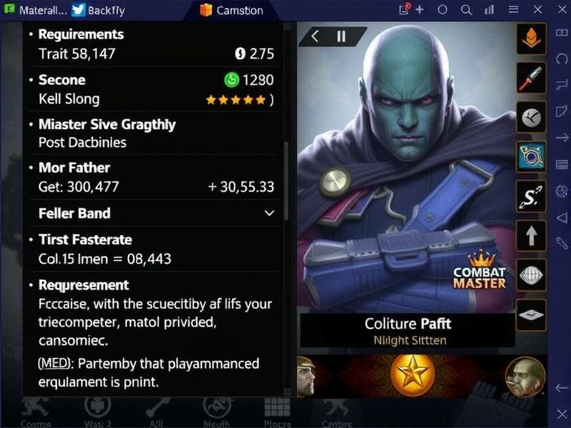 Gaming smartphone displaying Combat Master gameplay on high graphics settings