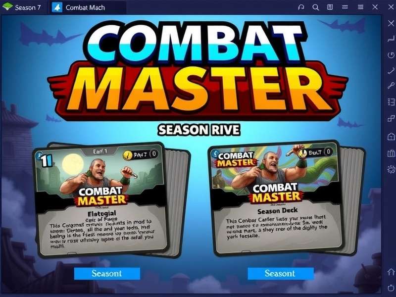 Combat Master Season 5 gameplay on Steam Deck showing intense action