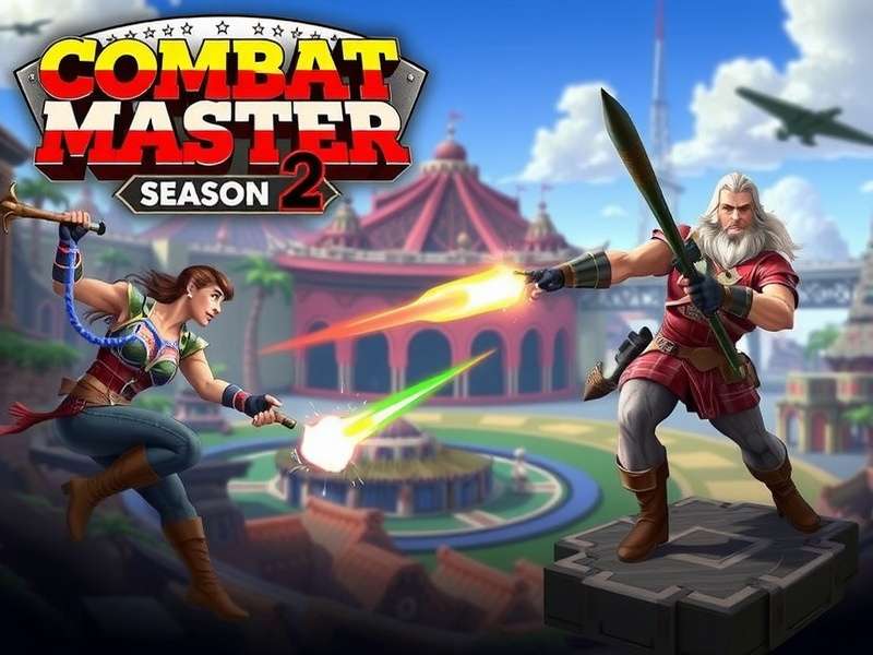 Combat Master Season 2 PC Key Art showing new operator and weapon in intense action
