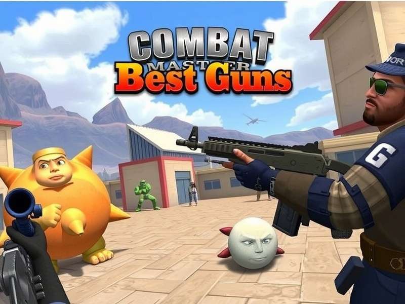 Combat Master Best Guns Meta Loadout Display showing RX-9 Aether and TTI Glock 34