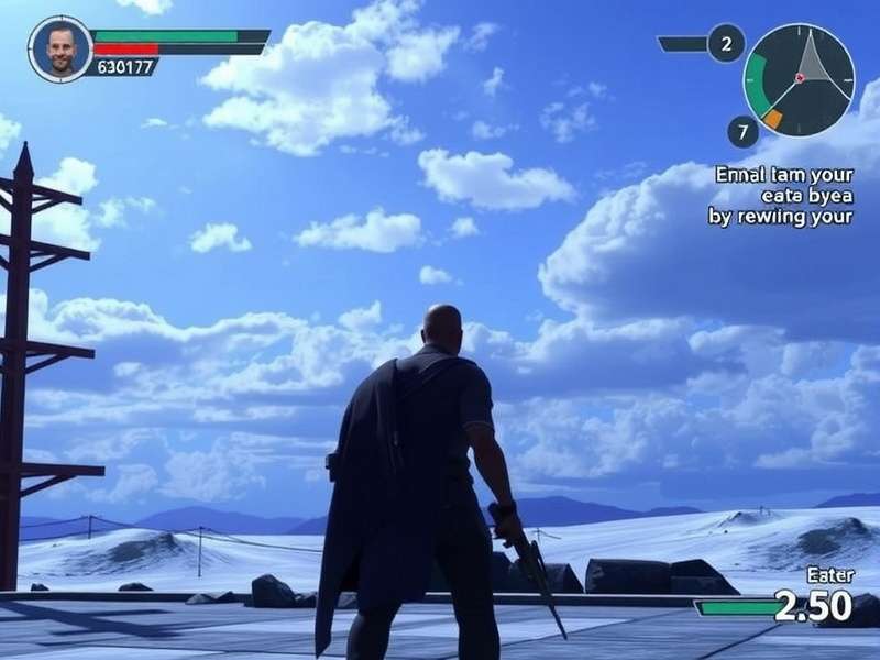 Concept art imagining Combat Master's intense gameplay on a PlayStation 4 interface