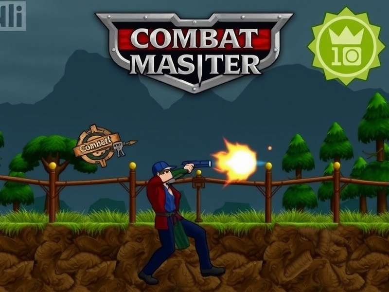 Combat Master PC gameplay screenshot showing intense multiplayer action