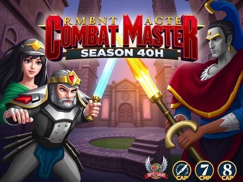 Combat Master Season 4 intense gameplay scene with futuristic soldier