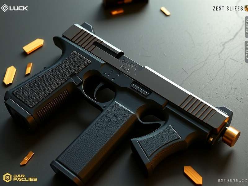 Combat Master Glock 34 Slide with custom modifications for competitive gameplay