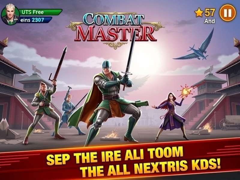 Combat Master Android Download Screen Interface