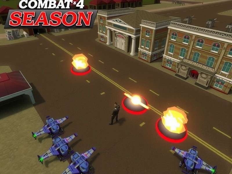 Combat Master Season 4 PC Game Key Art showing new operator and map