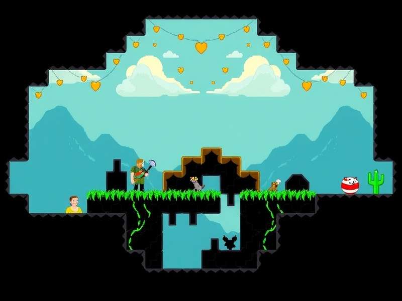 Interior of a mysterious cave with glowing minerals and shadows