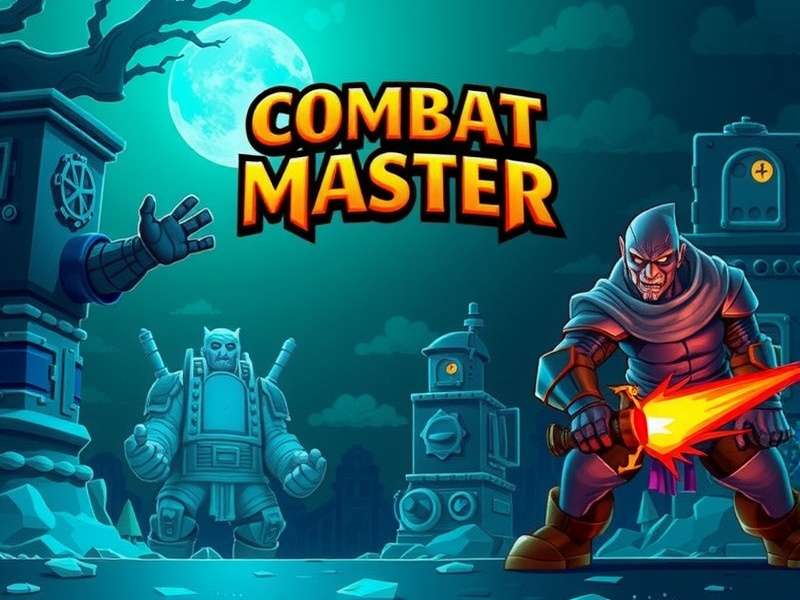 Combat Master SteamDB analytics dashboard showing player trends