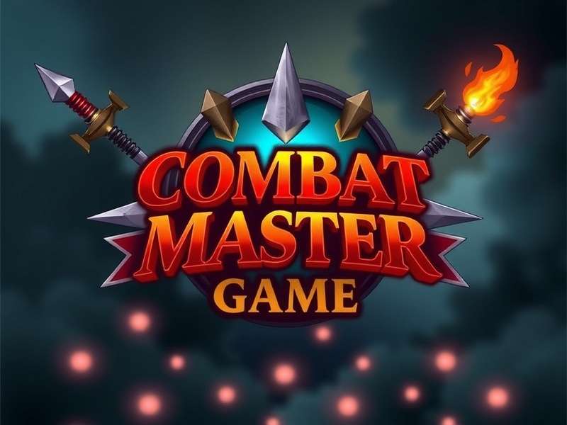 Detailed analysis of the Combat Master game logo showing its layers and symbolism