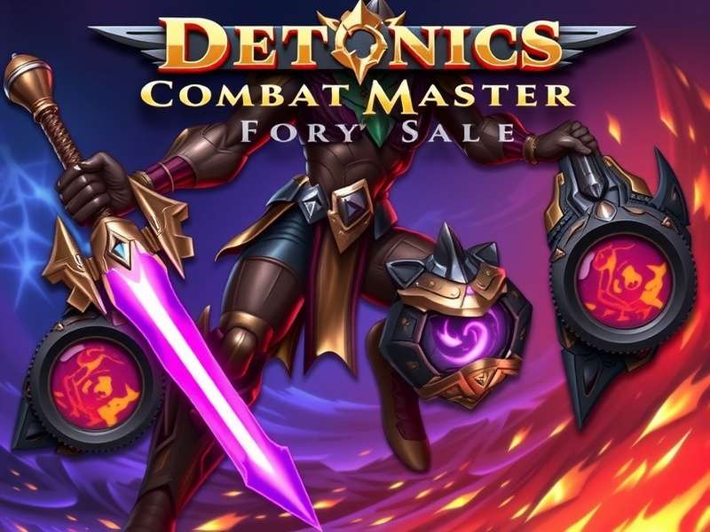 Detonics Combat Master pistol showcased in studio lighting — available for sale