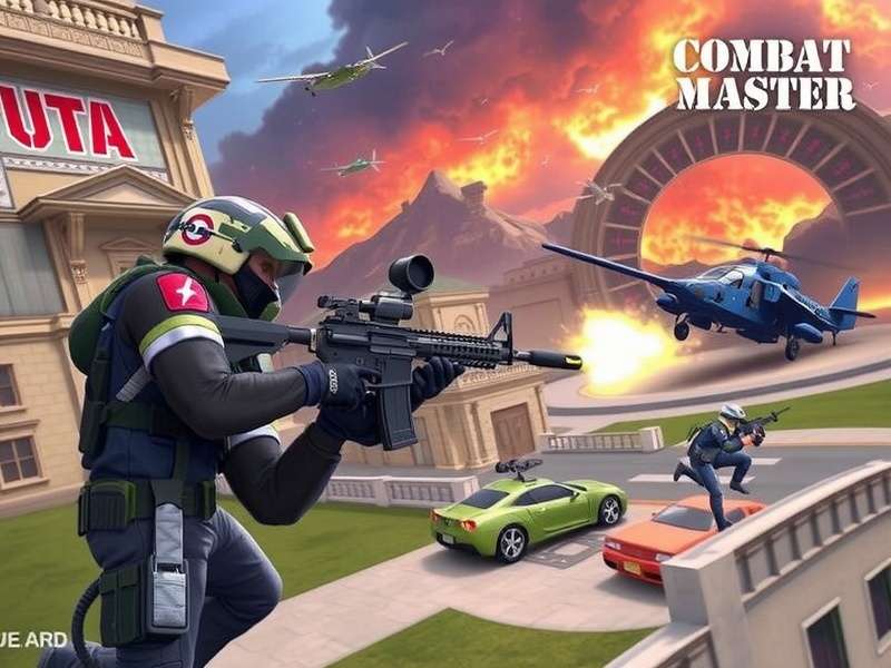 Combat Master Mobile FPS Offline gameplay action with tactical combat and weapons