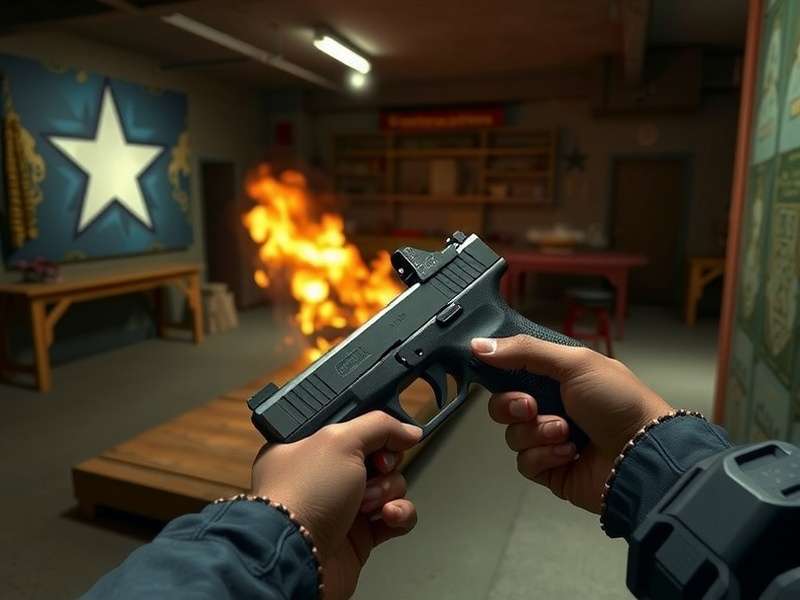 Combat Master Glock 34 Gunsmith attachment editor showing the competition build