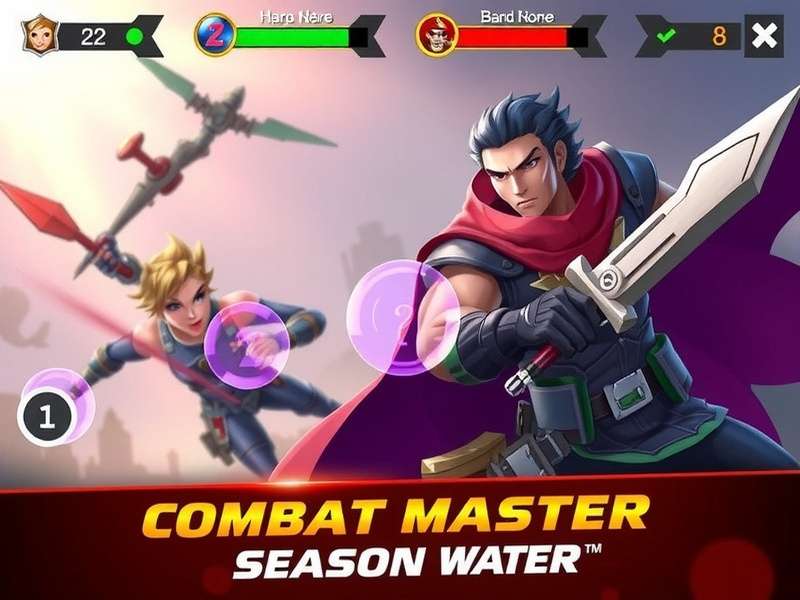 Combat Master Season 4 Apk — Hero image showing action gameplay with new maps and weapons