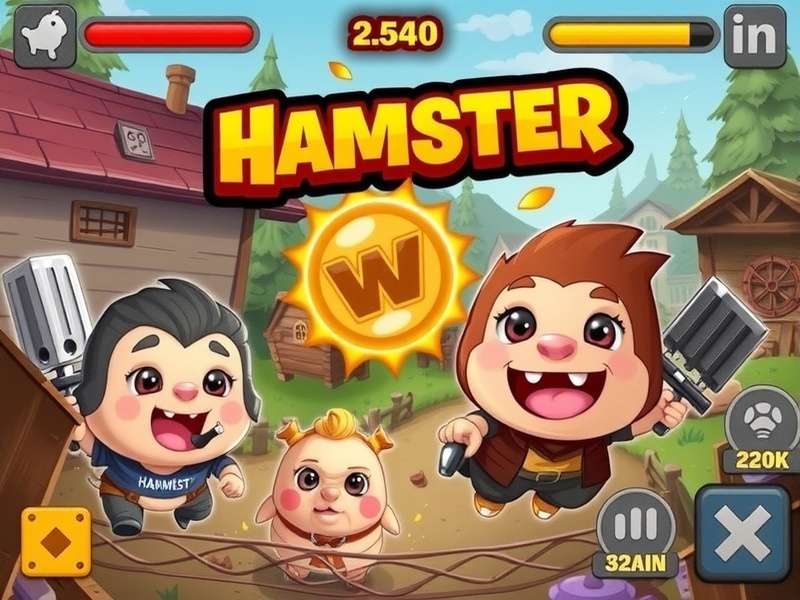Hamster Combat hero image showing Combat Master intense battle scene with Indian players
