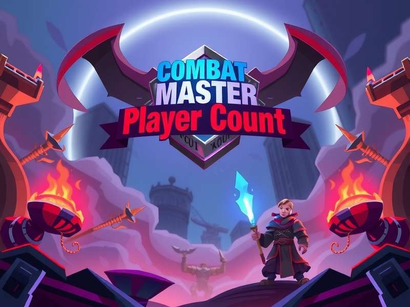 Combat Master Player Count global dashboard showing live player statistics and regional data